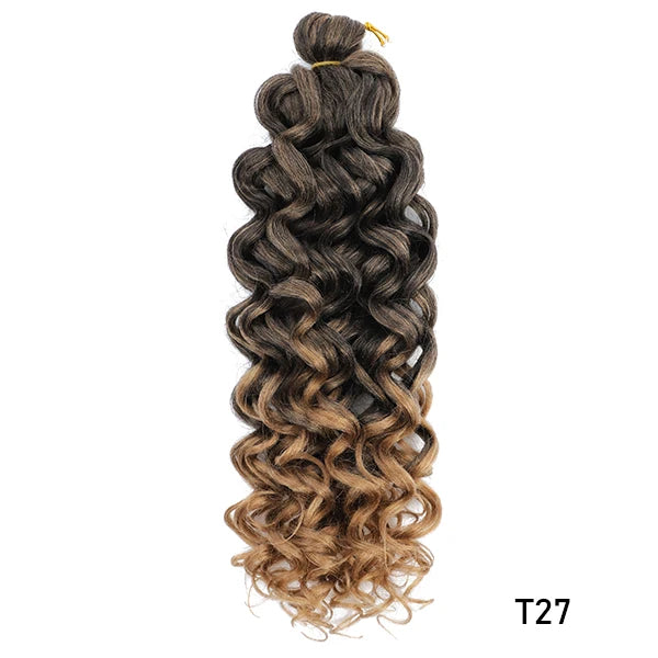 TOMO Synthetic Hair Ocean Wave Crochet Hair 18 24 Inches Freetress Water Wave Braiding Hair Crochet Braid Extensions for Women