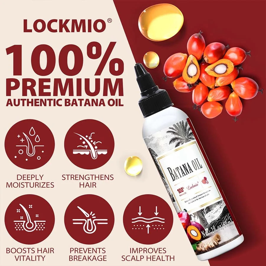Batana oil Black Castor Oil Deep Nourishing Massage Scalp Chebe Anti-hair Loss Conditioner Smoothing Add Shine Hair Care Essence