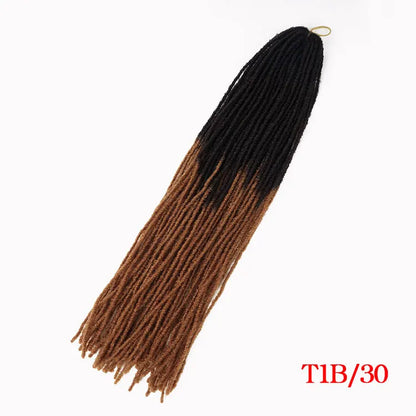 18 Inch Fake Hair Sister Locs Faux Locs Crochet Hair Accessories Synthetic Faux Locs Crochet Hair Extensions For Black Women