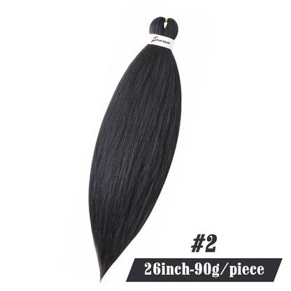 90G Yaki Synthetic Braiding Hair Jumbo Pre Stretched Hair Extensions For Women Kanekalon Curly Crochet Hair Braids Passion Twist