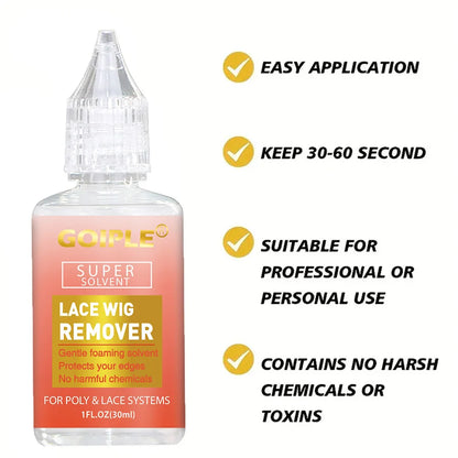 Lace Wig Melting Spray Wigs Glue Smoothing Hair Wax Long-lasting Hold Edge Control Gel Flyaway Hair & Finishing Solid Wax Stick