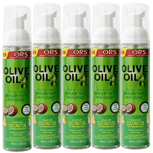 100ml Curly Hair Mousse Strong Hold Olive Oil Hair Styling Foam Anti-Frizz Wig Styling Mousse for Women