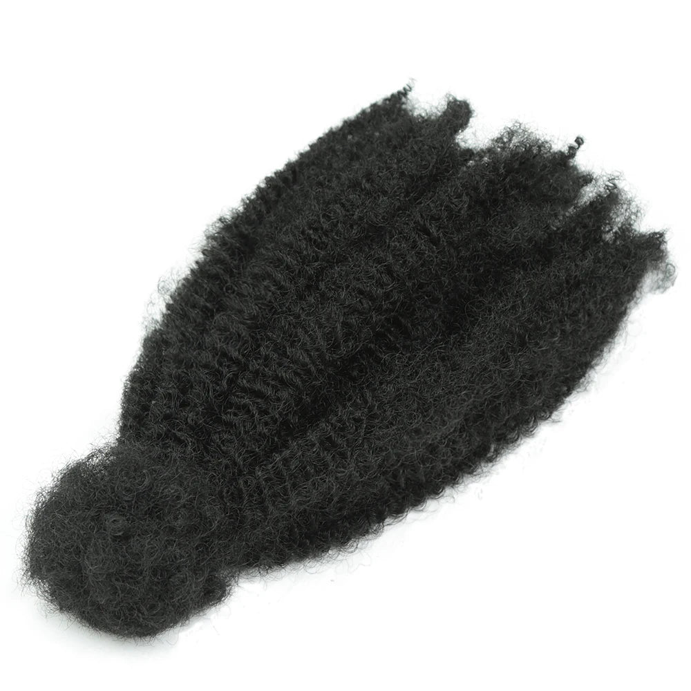 Alibaby 12Inch Synthetic Afro Kinky Twist Marley Crochet Hair Pre-Separated Spring Afro Twist Hair For Butterfly Locs Braids