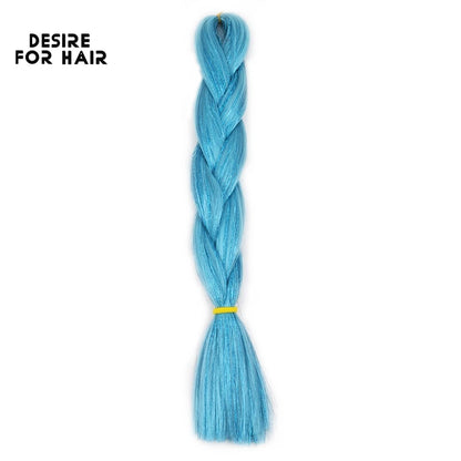Desire for Hair 24inch Synthetic Braiding Hair Mix Tinsel Bling Bling Red Christmas Color Synthetic Hair Extensions Jumbo Braids