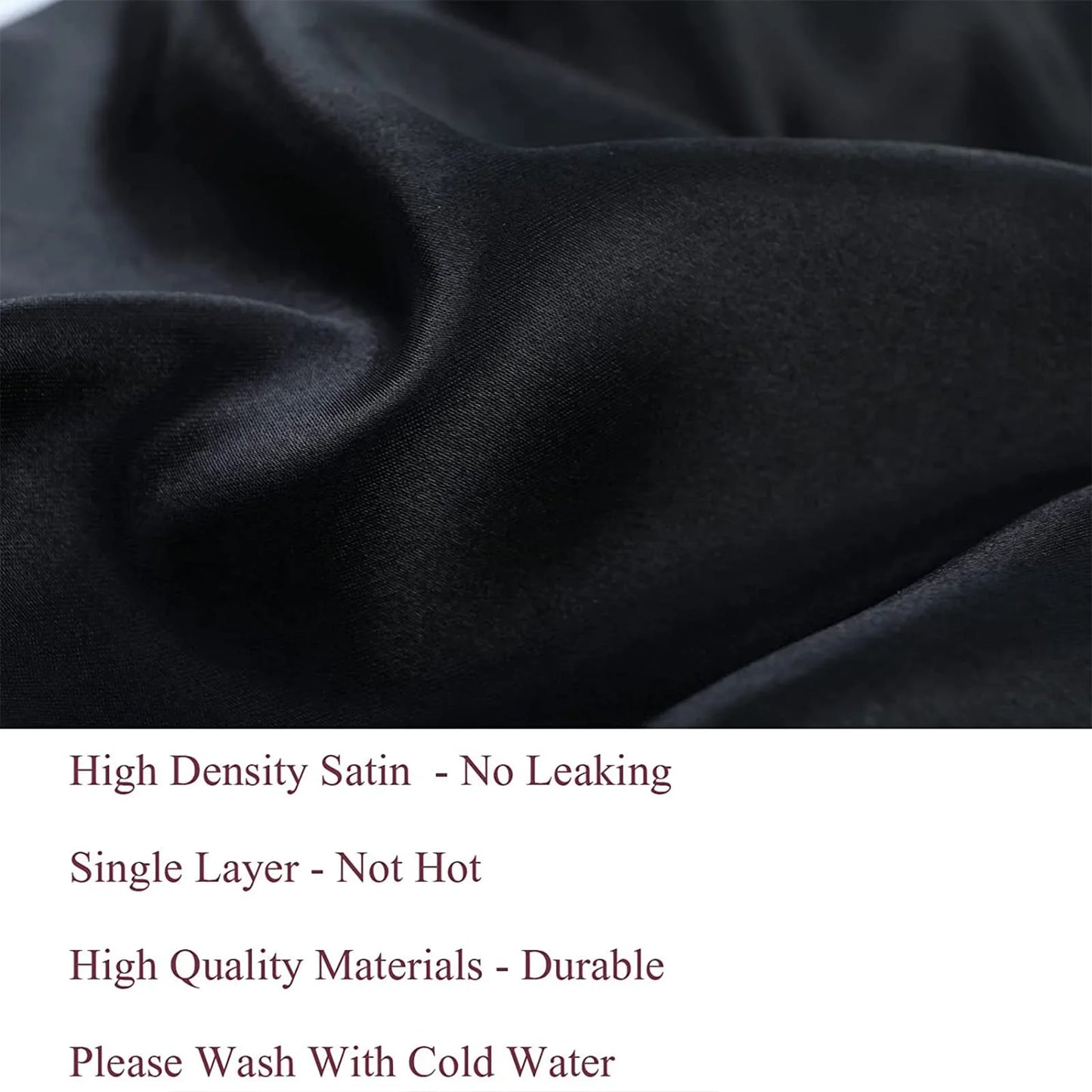 Long Satin Bonnets for Women Silk Bonnet with Soft Elastic Band Sleeping Cap for Braids