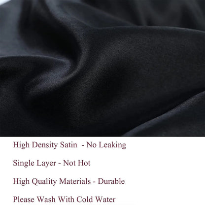Long Satin Bonnets for Women Silk Bonnet with Soft Elastic Band Sleeping Cap for Braids