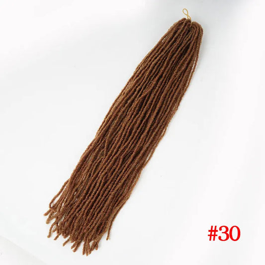 18 Inch Fake Hair Sister Locs Faux Locs Crochet Hair Accessories Synthetic Faux Locs Crochet Hair Extensions For Black Women