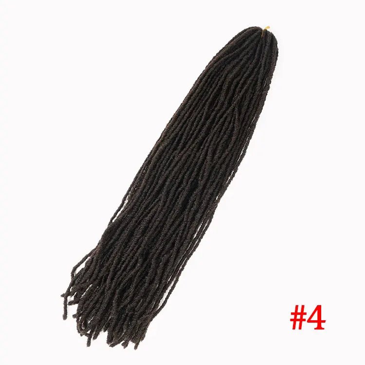 18 Inch Fake Hair Sister Locs Faux Locs Crochet Hair Accessories Synthetic Faux Locs Crochet Hair Extensions For Black Women