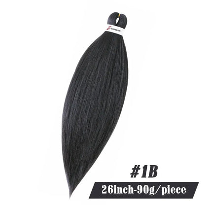 90G Yaki Synthetic Braiding Hair Jumbo Pre Stretched Hair Extensions For Women Kanekalon Curly Crochet Hair Braids Passion Twist