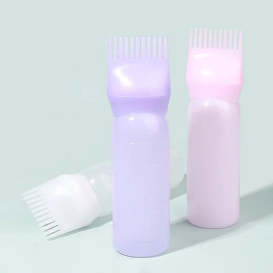 3pcs plastic hair dye brush shampoo bottles oil comb styling tools hair dye beauty salon tools Special for real hair wigs