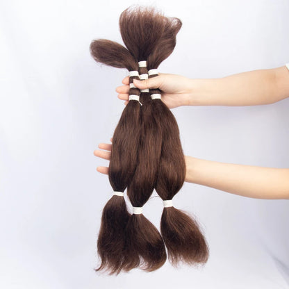 Wet And Wavy Human Hair Braiding Hair Bundles Locks Hair Extensions Microlocs Bulk Human Hair For Braiding Box Crochet Braids