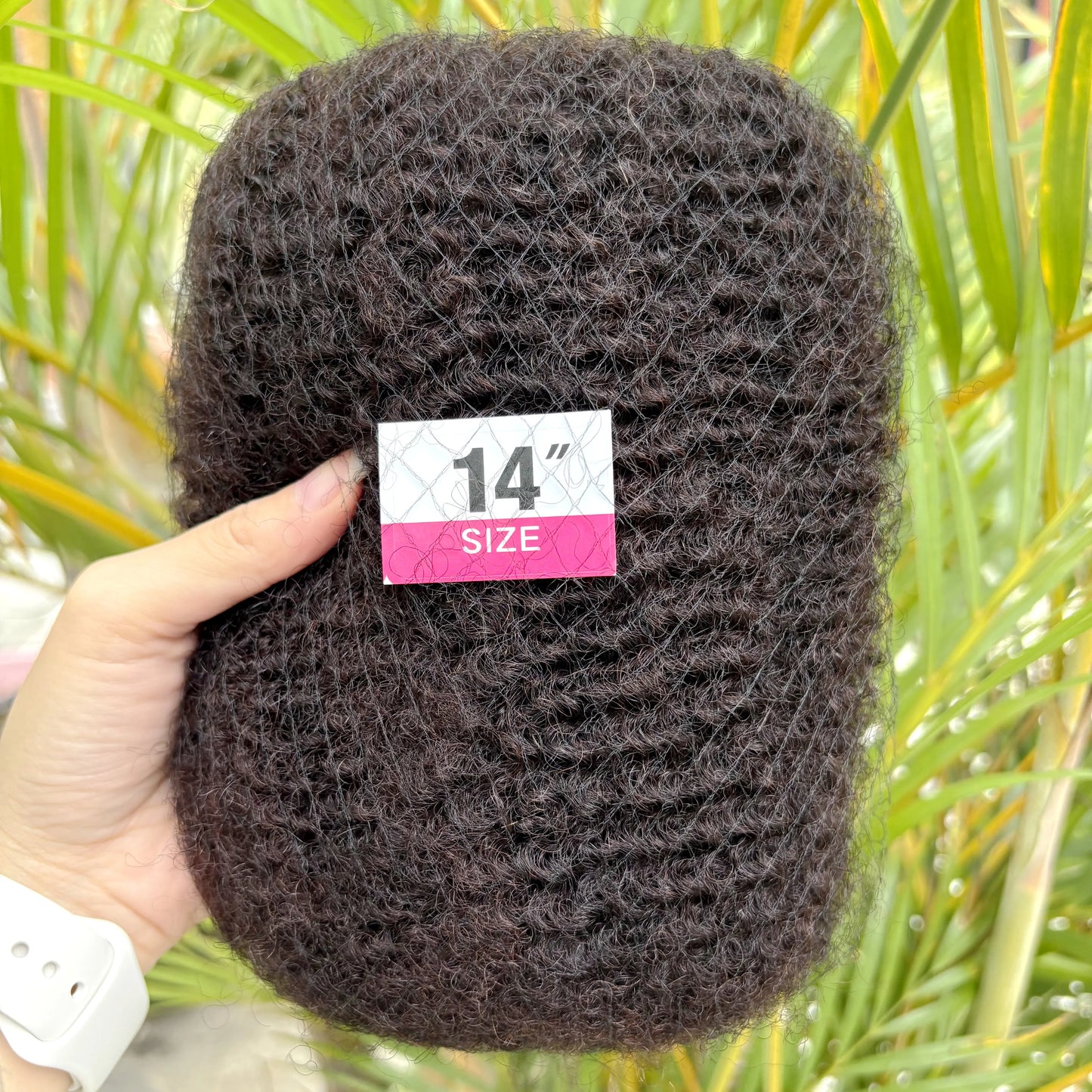 10-18In 30 or 50g/Pack Natural 4C Afro Kinky Curly Bulk Human Hair Extensions No Weft Brazilian Remy Bulk for Locs Braiding Hair