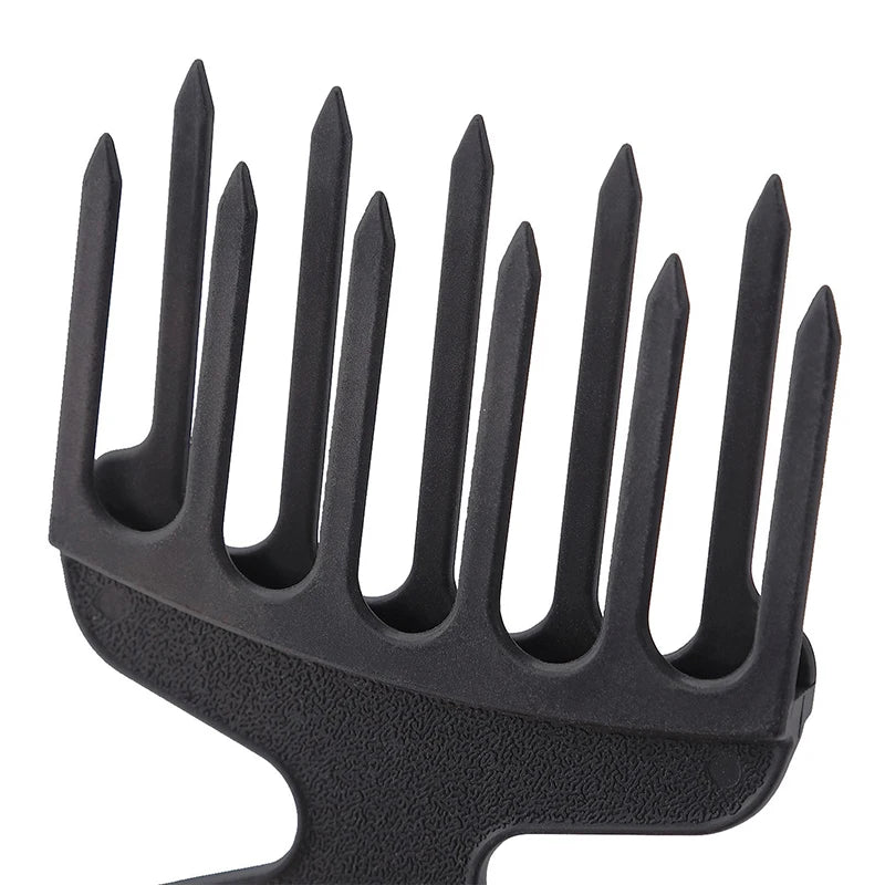 Plastic Wide Big Tooth Afro Hair Pick Comb Detangle Braid Hair Brush Oil For Head For Hairdressing Styling Modeling