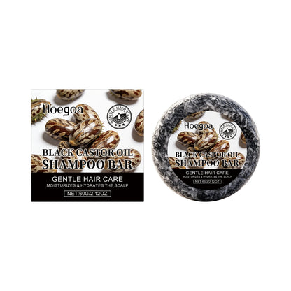 Black Castor Oil Shampoo Bar Natural Hair Care Soap With Jojoba Olive Oil Moisturizing Repair For Dry Damaged Hair Shampoo