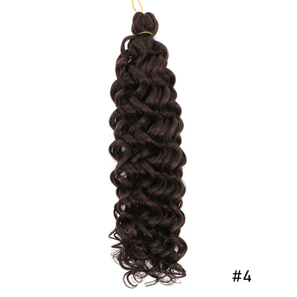 TOMO Synthetic Hair Ocean Wave Crochet Hair 18 24 Inches Freetress Water Wave Braiding Hair Crochet Braid Extensions for Women