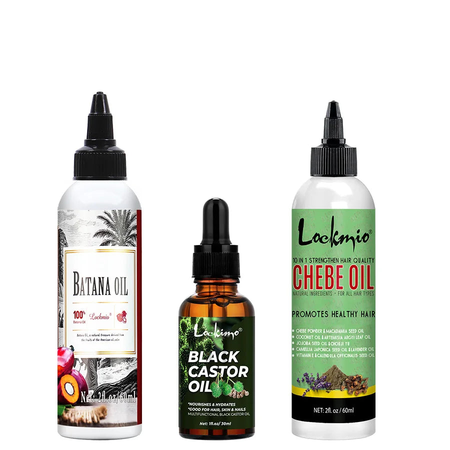 Batana oil Black Castor Oil Deep Nourishing Massage Scalp Chebe Anti-hair Loss Conditioner Smoothing Add Shine Hair Care Essence