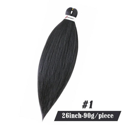 90G Yaki Synthetic Braiding Hair Jumbo Pre Stretched Hair Extensions For Women Kanekalon Curly Crochet Hair Braids Passion Twist