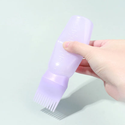 3pcs plastic hair dye brush shampoo bottles oil comb styling tools hair dye beauty salon tools Special for real hair wigs