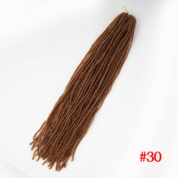 18 Inch Fake Hair Sister Locs Faux Locs Crochet Hair Accessories Synthetic Faux Locs Crochet Hair Extensions For Black Women