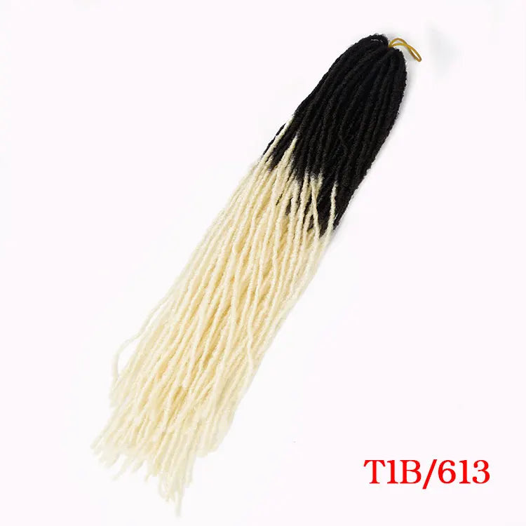 18 Inch Fake Hair Sister Locs Faux Locs Crochet Hair Accessories Synthetic Faux Locs Crochet Hair Extensions For Black Women