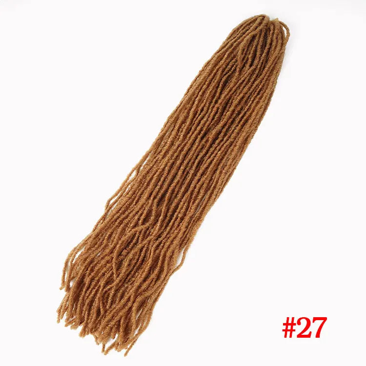 18 Inch Fake Hair Sister Locs Faux Locs Crochet Hair Accessories Synthetic Faux Locs Crochet Hair Extensions For Black Women