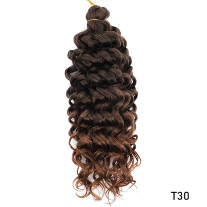 TOMO Synthetic Hair Ocean Wave Crochet Hair 18 24 Inches Freetress Water Wave Braiding Hair Crochet Braid Extensions for Women