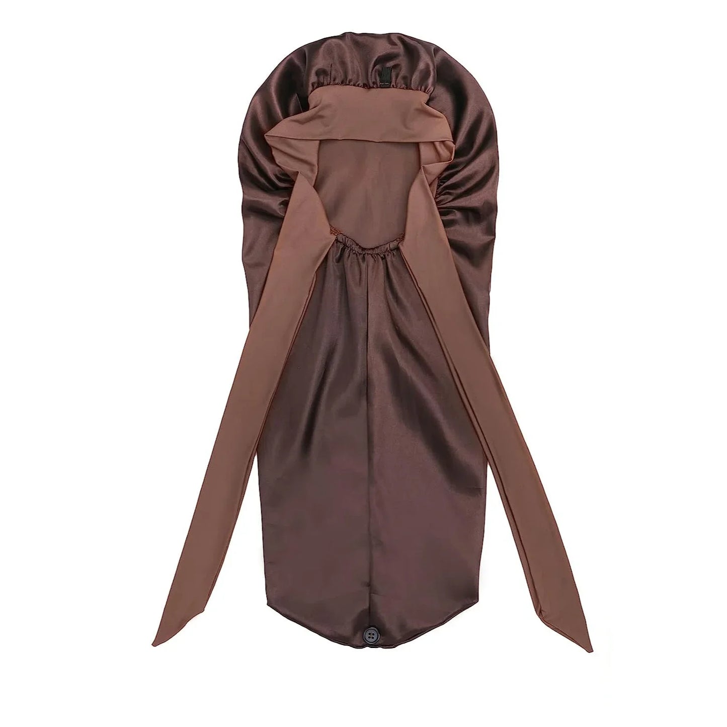 Long Satin Bonnets for Women Silk Bonnet with Soft Elastic Band Sleeping Cap for Braids